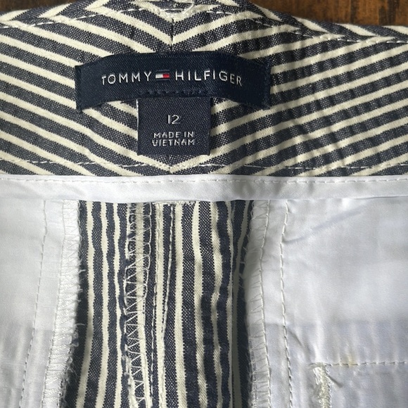 Woman’s seersucker straight leg pants - Picture 4 of 8